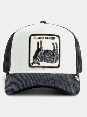 Goorin Bros. "BLACK SHEEP" Black Mesh Charcoal bill SnapBack NWT